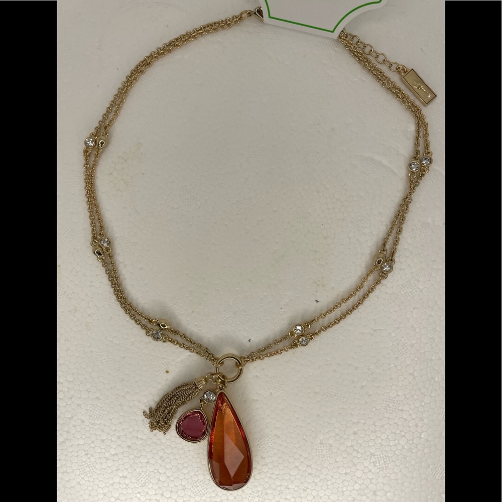 ❤️❤️ pappagallo gold double up chain necklaces❤️❤️